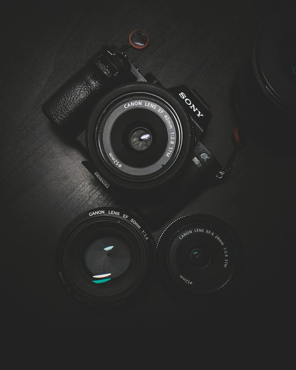 Profesyonel fotoğraf ve video üretimi için kamera ekipmanı